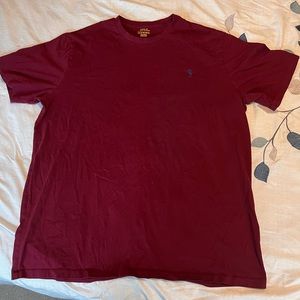 Polo t-shirt, burgundy, size XLT